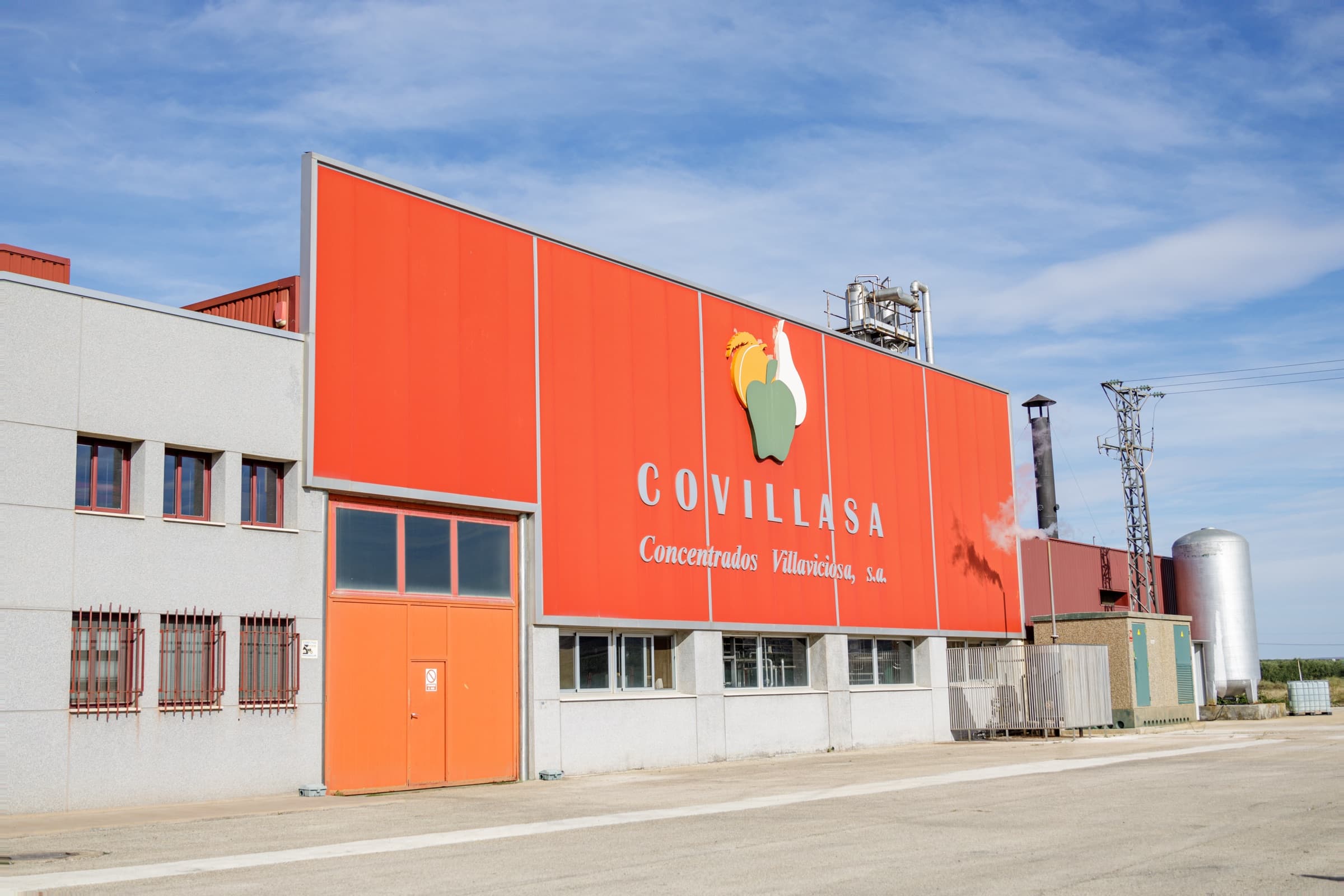 Main entrance of the production plant