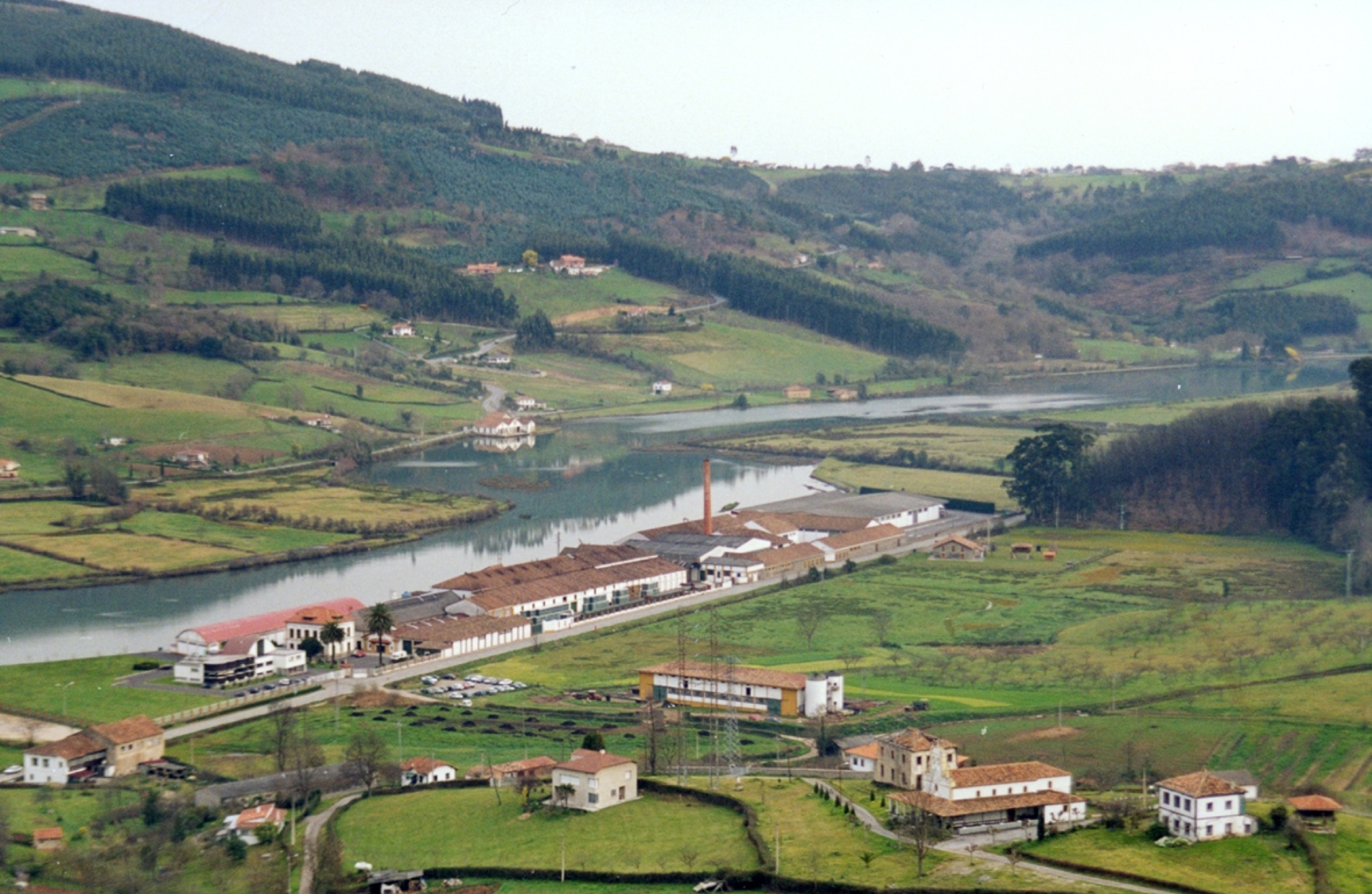 Aerial view of Villaviciosa